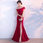 Bridesmaid One Shoulder Evening Gown - DunbiBeauty, LLC