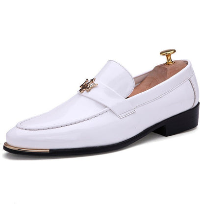 British bright leather pointed men's shoes - DunbiBeauty, LLC