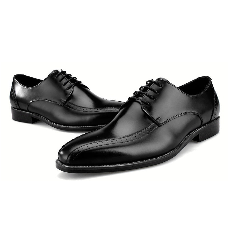 British Leather Top Layer Cowhide Business Suit Men's Shoes - DunbiBeauty, LLC