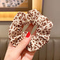 Brown Theme Print Hair Scrunchies - DunbiBeauty, LLC