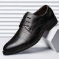 Business British Lace Up Black Casual Korean Style Breathable Shoes - DunbiBeauty, LLC