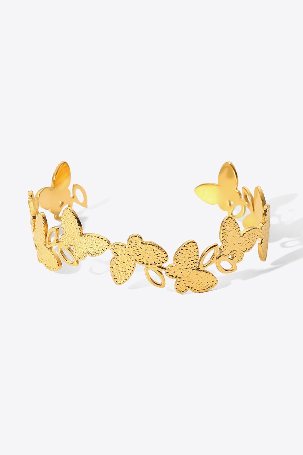 Butterfly-Shape Open Bracelet - DunbiBeauty, LLC