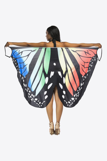 Butterfly Spaghetti Strap Cover Up - DunbiBeauty, LLC