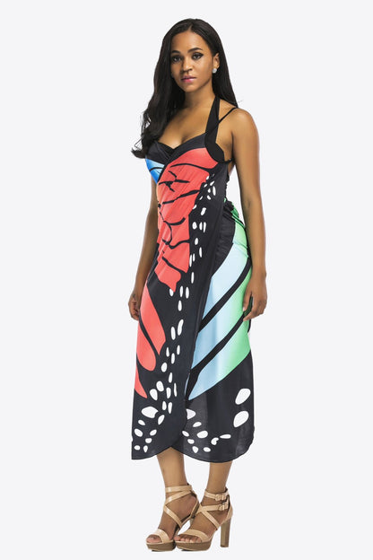 Butterfly Spaghetti Strap Cover Up - DunbiBeauty, LLC