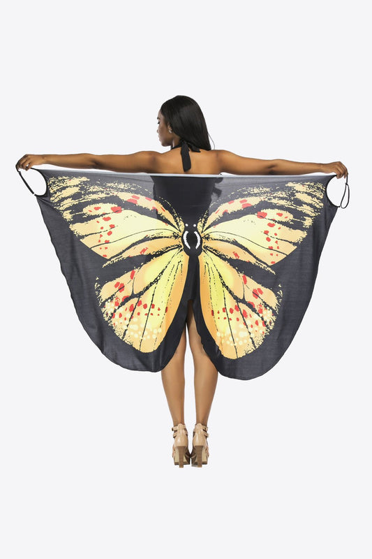 Butterfly Spaghetti Strap Cover Up - DunbiBeauty, LLC