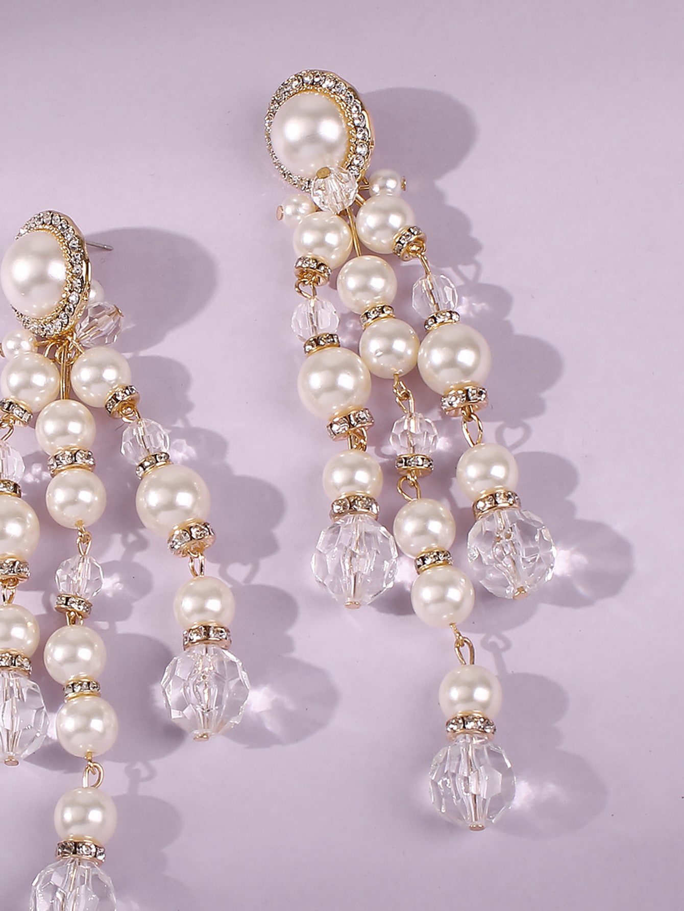 Plastic Pearl Bead Drop Earrings (US Only Shipping) Kiwidrop