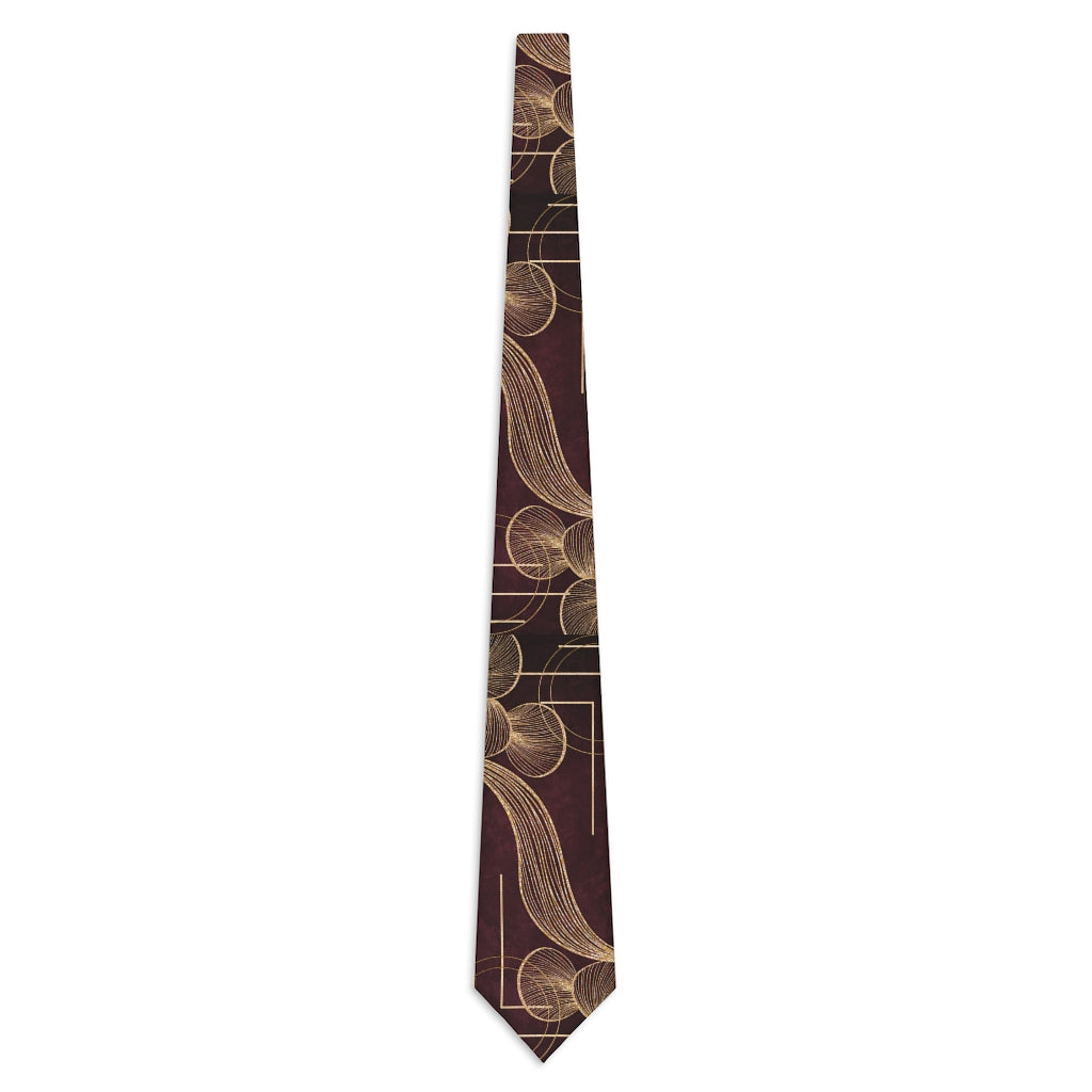 Men's Red Throwback Necktie Printify