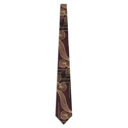 Men's Red Throwback Necktie Printify