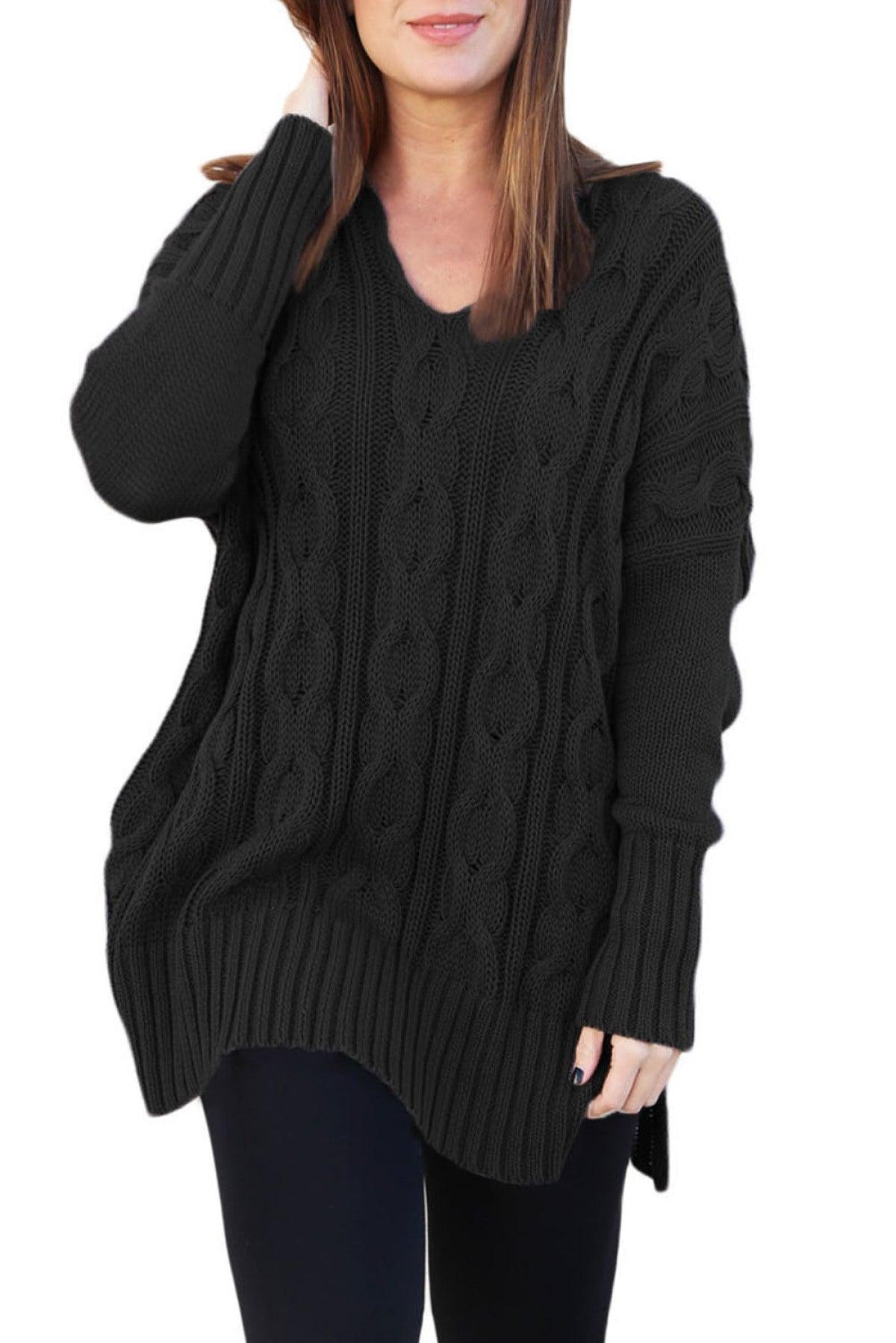 Oversized Cozy up Knit Sweater Kiwidrop