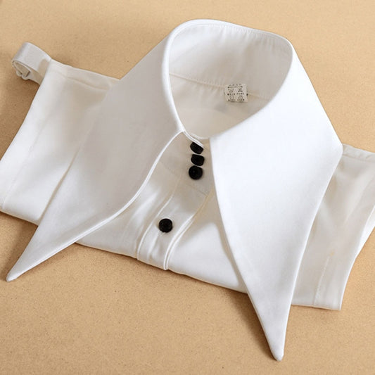 Women's Vintage White Fake Collar Zendrop