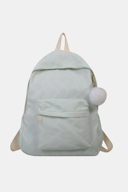 Printed Polyester Large Backpack