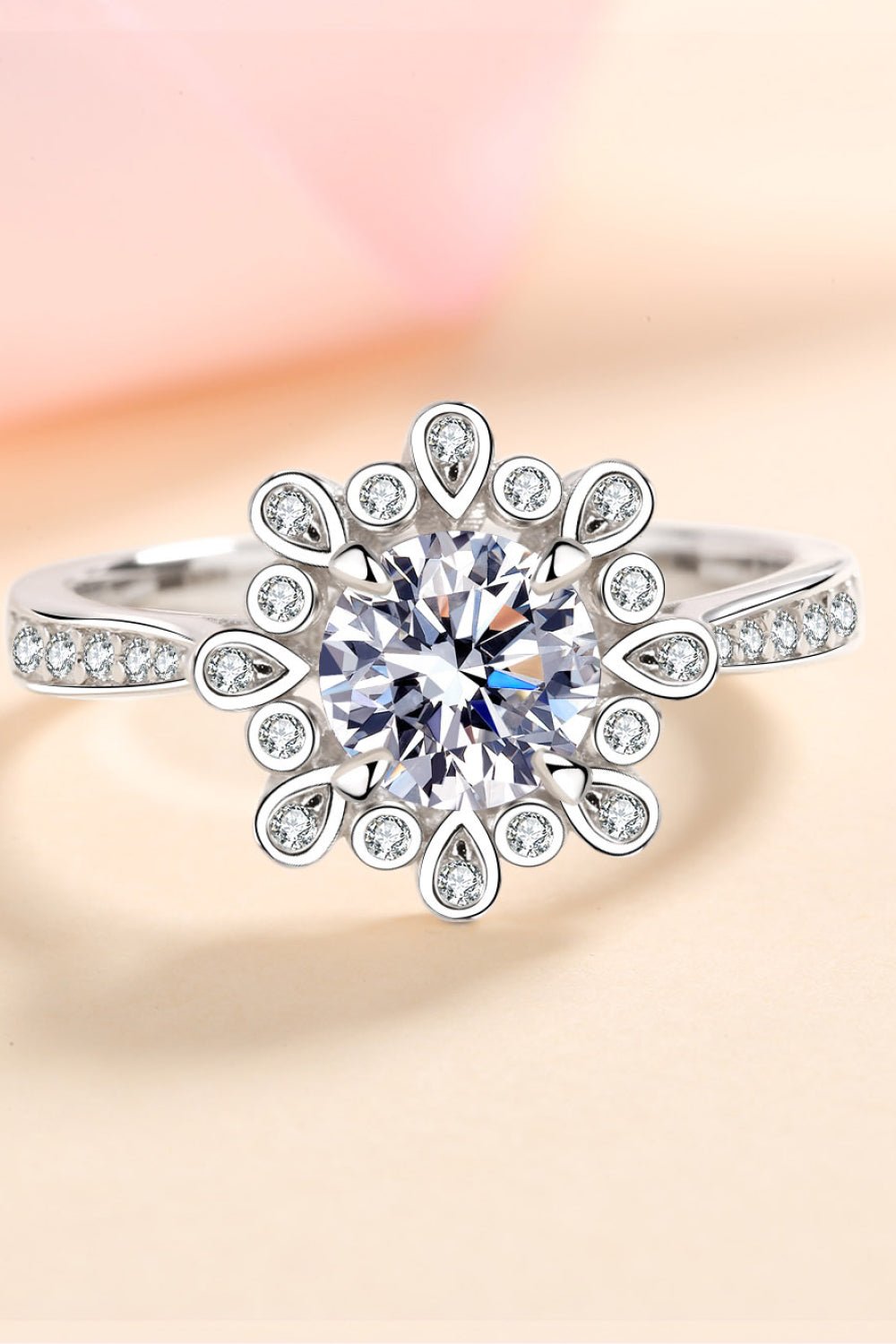 Can't Stop Your Shine 925 Sterling Silver Moissanite Ring - DunbiBeauty, LLC