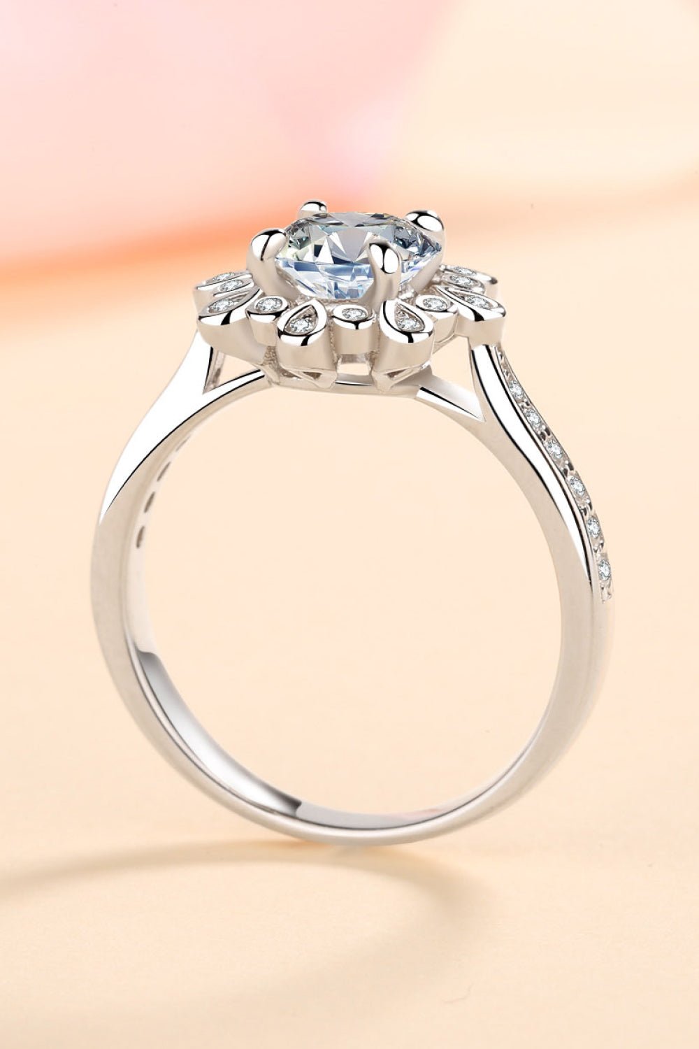 Can't Stop Your Shine 925 Sterling Silver Moissanite Ring - DunbiBeauty, LLC