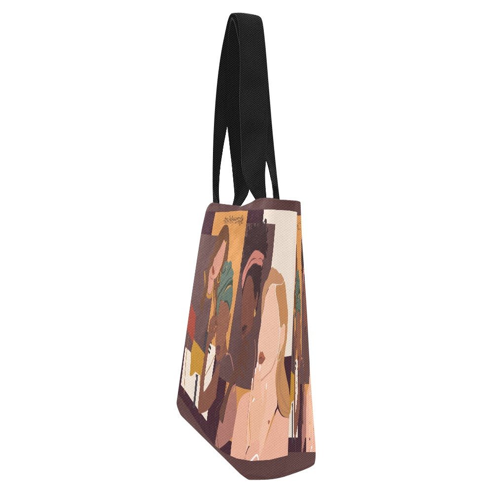 Canvas Tote Bag (Model1657) (Set of 4) Afro Latinas, Latinas, Community, Beauty, Grace, Style, Fashion. Trendsetters (Designed by Dunbi) - DunbiBeauty, LLC