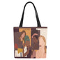 Canvas Tote Bag (Model1657) (Set of 4) Afro Latinas, Latinas, Community, Beauty, Grace, Style, Fashion. Trendsetters (Designed by Dunbi) - DunbiBeauty, LLC