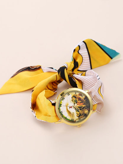 Cartoon Animal Casual Ribbon Summer New Quartz Watch - DunbiBeauty, LLC