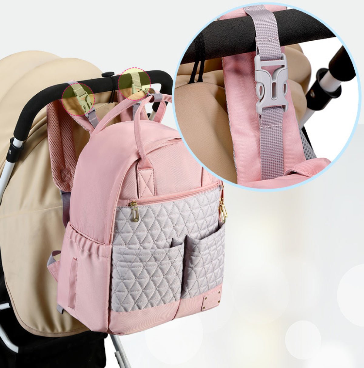 Casual Large Capacity Diaper Bag - DunbiBeauty, LLC