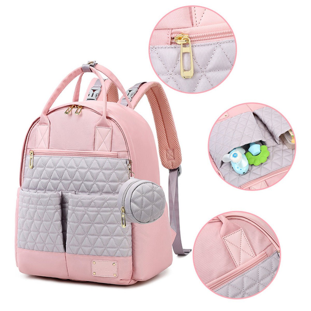 Casual Large Capacity Diaper Bag - DunbiBeauty, LLC