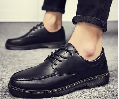 Casual leather shoes for work - DunbiBeauty, LLC