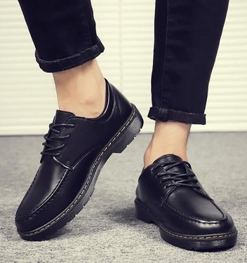 Casual leather shoes for work - DunbiBeauty, LLC