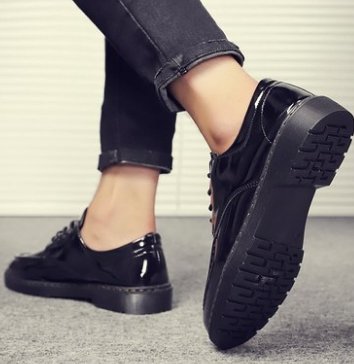 Casual leather shoes for work - DunbiBeauty, LLC