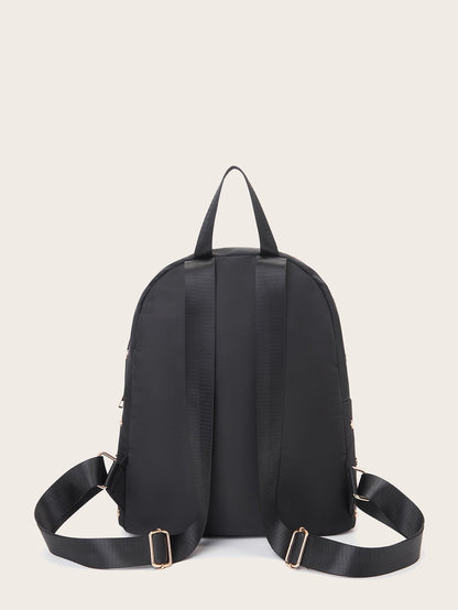 Casual Waterproof Multi-Compartment Rivet Backpack - DunbiBeauty, LLC