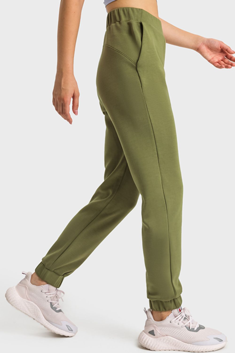 Pull-On Joggers with Side Pockets Trendsi