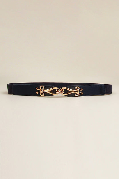 Alloy Buckle Elastic Belt