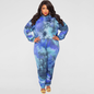 Women's Tie-Dye Casual Large Size Two-Piece Set Kiwidrop