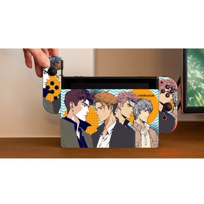 Nintendo Switch Game Console Stickers ｜PVC - Anime, Nostalgia, Guy Crush, Boys, Emotions, Friendship, Handsome (Designed by Dunbi)