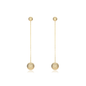 Matte Round Ball Drop Earrings Kiwidrop