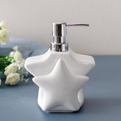 Ceramics Soap Bottle Essence Bottle Liquid foam Soap Dispenser Kitchen Hand Wash Dispenser shampoo bottle Bathroom Accessories - DunbiBeauty, LLC