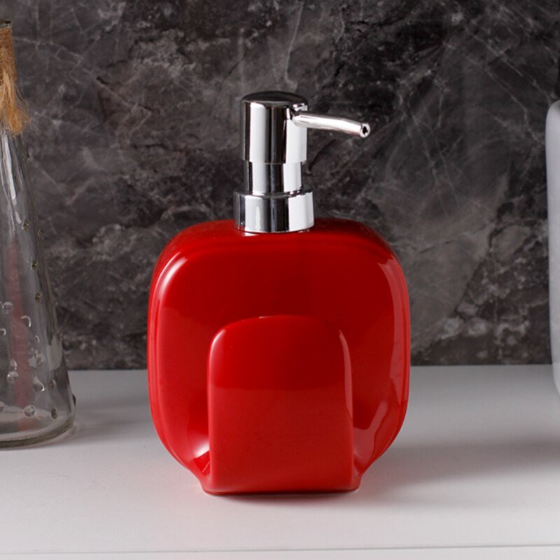 Ceramics Soap Bottle Essence Bottle Liquid foam Soap Dispenser Kitchen Hand Wash Dispenser shampoo bottle Bathroom Accessories - DunbiBeauty, LLC