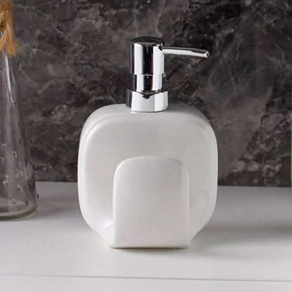 Ceramics Soap Bottle Essence Bottle Liquid foam Soap Dispenser Kitchen Hand Wash Dispenser shampoo bottle Bathroom Accessories - DunbiBeauty, LLC