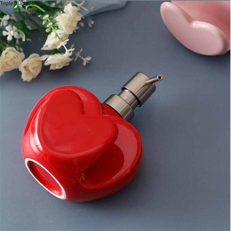 Ceramics Soap Bottle Essence Bottle Liquid foam Soap Dispenser Kitchen Hand Wash Dispenser shampoo bottle Bathroom Accessories - DunbiBeauty, LLC