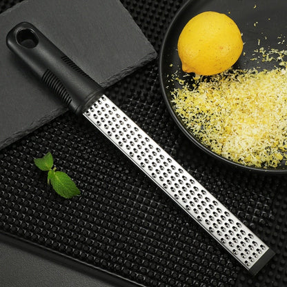 Cheese Grater Portable Stainless Steel Lemon Citrus Hand Grater Vegetable Fruit Tool Cheese Shavings Planer Kitchen Gadgets - DunbiBeauty, LLC