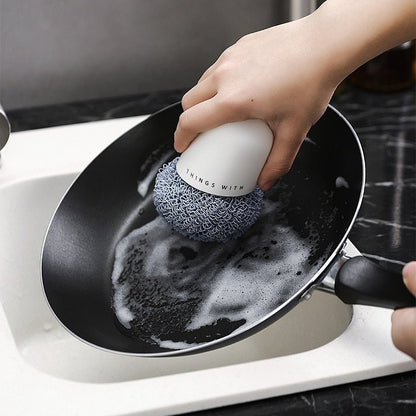 Cleaning Brushes New Design Dishwashing Brushes Nordic Kitchen Cleaning Brush Scrubber Dish Bowl Washing Tool Scrub Cleaner - DunbiBeauty, LLC