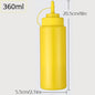 Condiment Squeeze Bottles,For Ketchup Mustard Mayo Hot Sauces Olive Oil Bottles Kitchen Gadget - DunbiBeauty, LLC