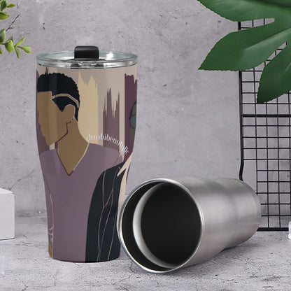 Cone Tumbler 30oz Black Men, Music, Sophistication, Style, Youth, (Designed by Dunbi) - DunbiBeauty, LLC