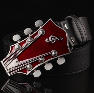 Country Rock Guitar Buckle Belt - DunbiBeauty, LLC