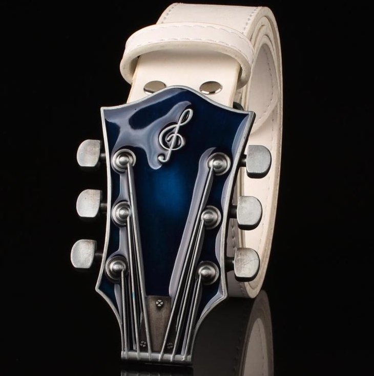 Country Rock Guitar Buckle Belt - DunbiBeauty, LLC