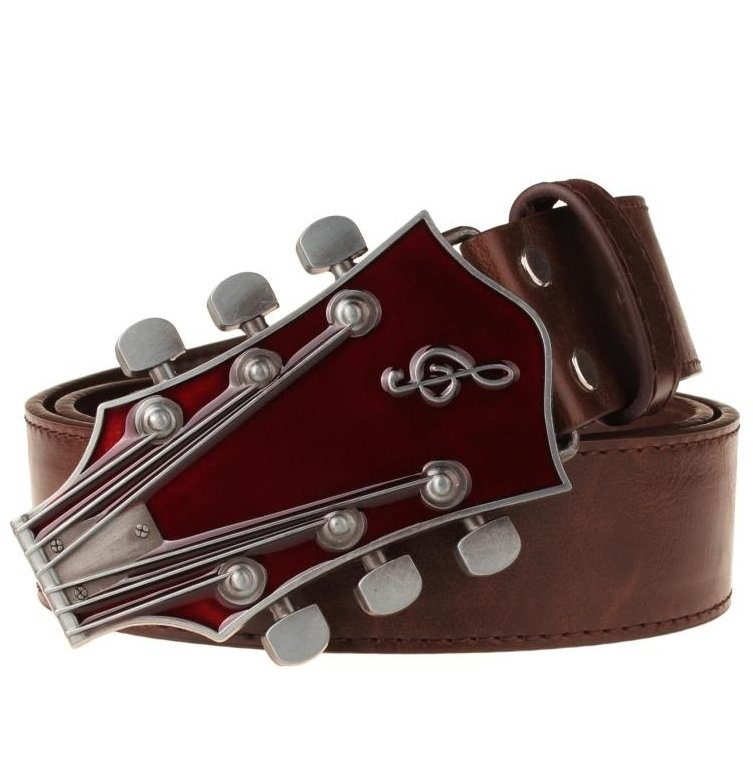 Country Rock Guitar Buckle Belt - DunbiBeauty, LLC