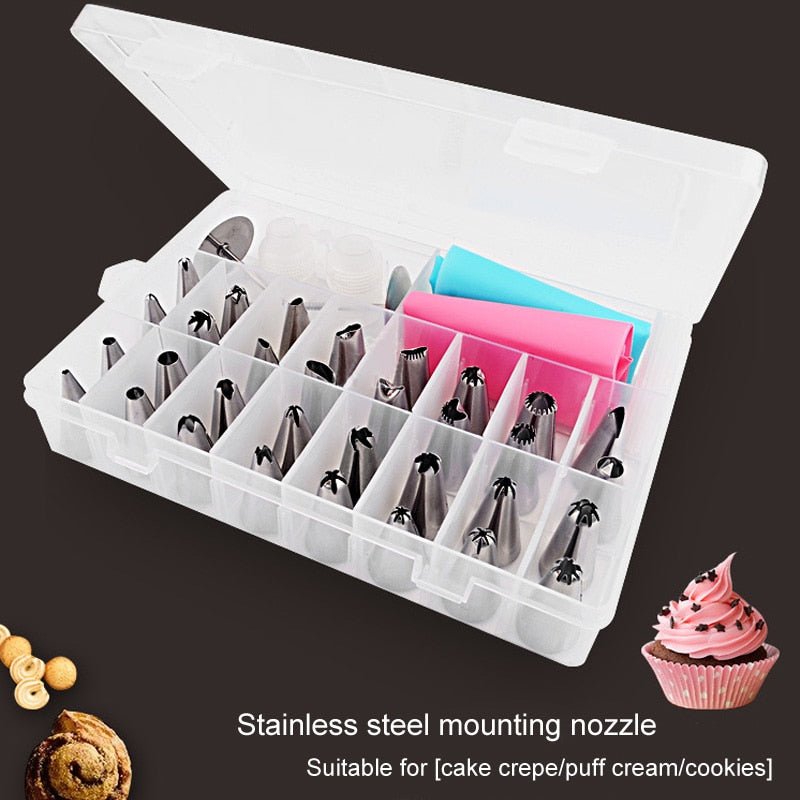 Cream Baking Pastry Tool Pastry Tools Bakeware Confectionery Bags Nozzles Confectionery Cake Shop Home Kitchen Dining - DunbiBeauty, LLC