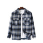 Cross-border Foreign Trade 2021 Autumn And Winter New Men's Woolen Fashion Lapel Long-sleeved Plaid Men's Jacket Amazon - DunbiBeauty, LLC