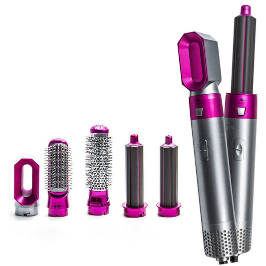 Cross-border New Five-in-one Hot Air Comb, Automatic Curling Iron, Curling And Straightening Dual-purpose Hair Styling Comb, Hair Dryer On Amazon - DunbiBeauty, LLC