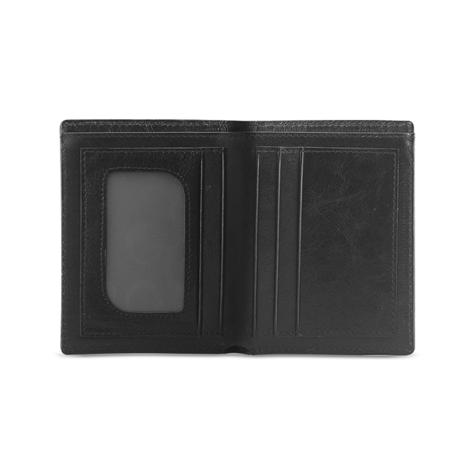 Custom Leather Wallet 1612 Black Men, Music, Sophistication, Style, Youth, (Designed by Dunbi) - DunbiBeauty, LLC