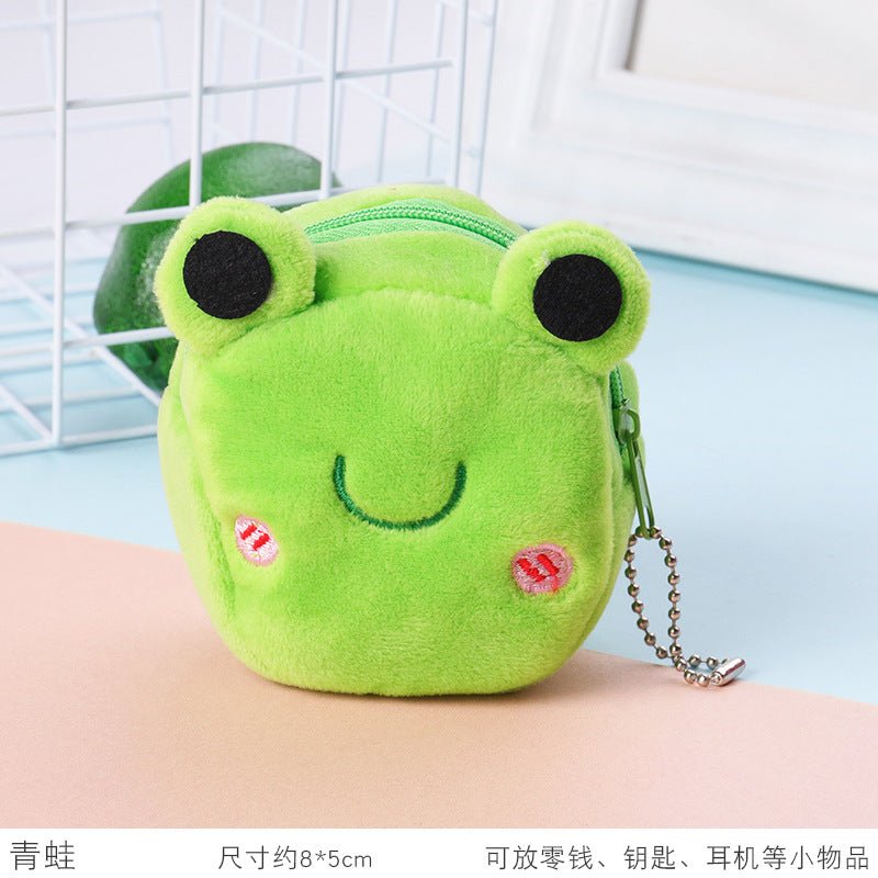 Cute 3 Dimensional Cartoon Plush Coin Purse - DunbiBeauty, LLC