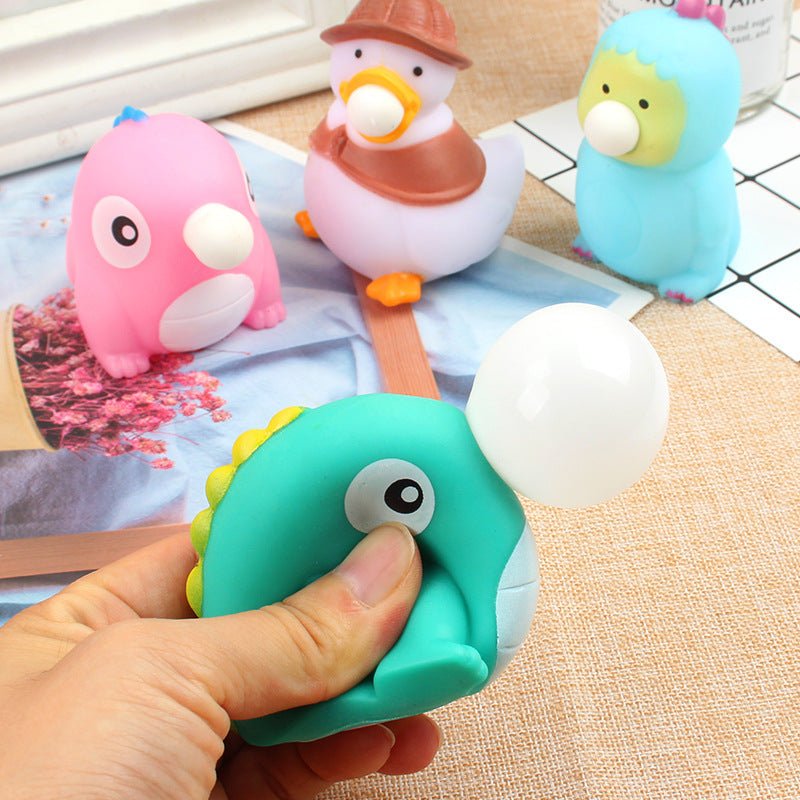 Cute Bubble Blower Animal Squeeze Decompression Toy - DunbiBeauty, LLC