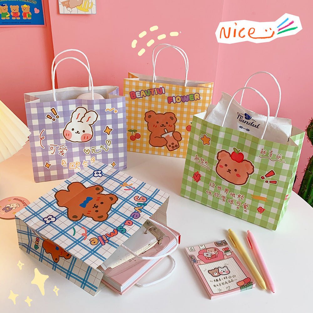 Cute Cartoon Paper Gift Bag - DunbiBeauty, LLC