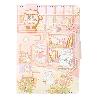 Cute Magnetic Buckle Notebook - DunbiBeauty, LLC